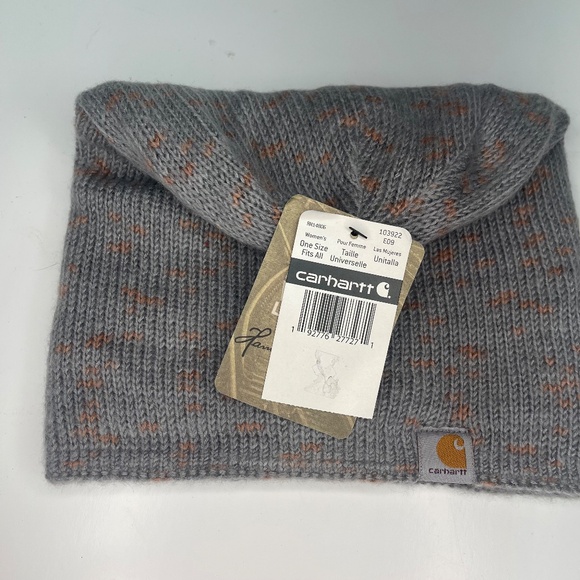 Women’s Gray Ribbed Knit Carhartt Beanie NWT - Picture 2 of 4